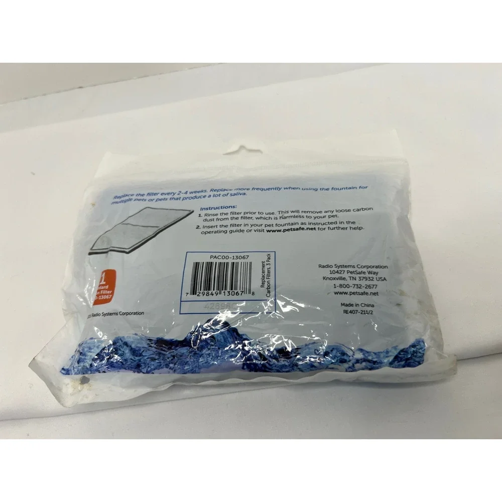 Petsafe Drinkwell Premium Replacement Carbon Filters PAC00-13070 3-Pack
